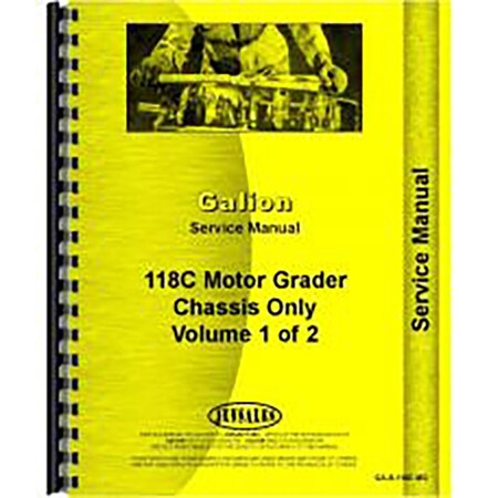 New Manual For Galion 118C Grader Service